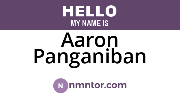 Aaron Panganiban