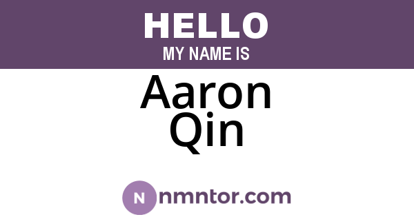 Aaron Qin