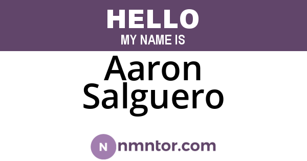 Aaron Salguero