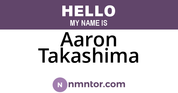 Aaron Takashima
