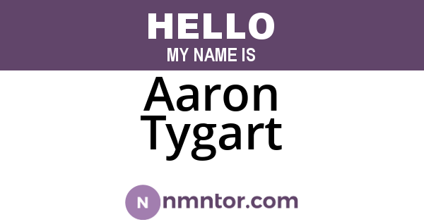 Aaron Tygart