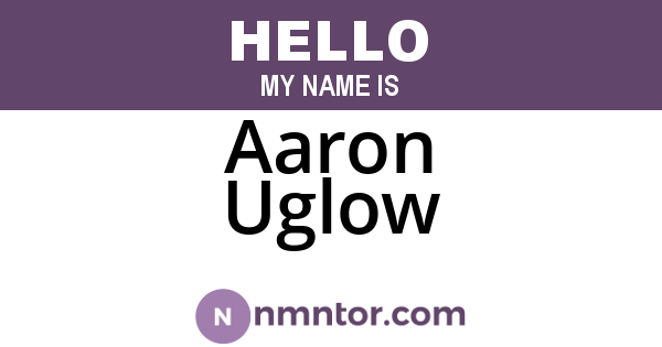 Aaron Uglow