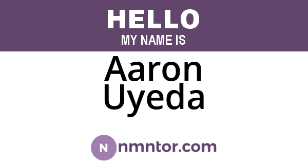 Aaron Uyeda