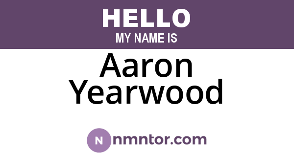 Aaron Yearwood