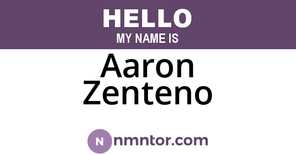 Aaron Zenteno