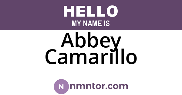 Abbey Camarillo