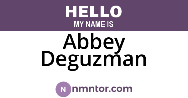 Abbey Deguzman