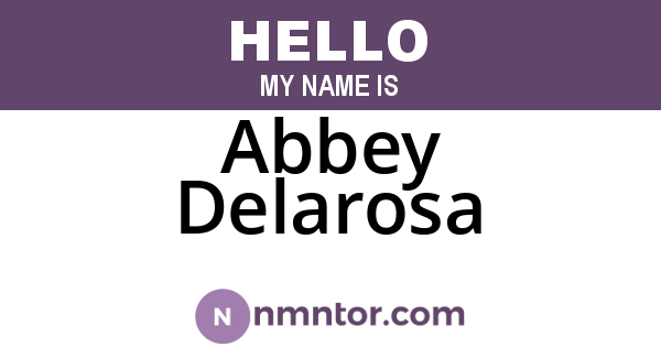 Abbey Delarosa