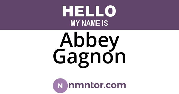 Abbey Gagnon