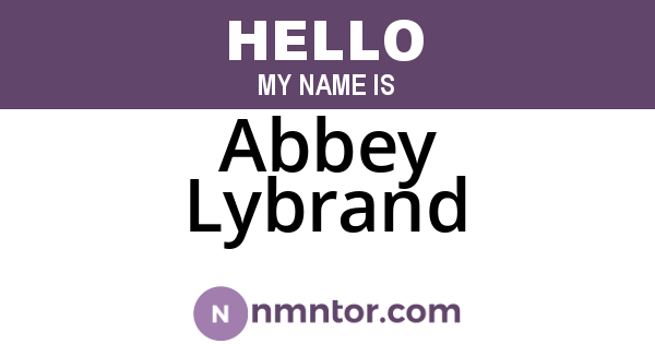 Abbey Lybrand