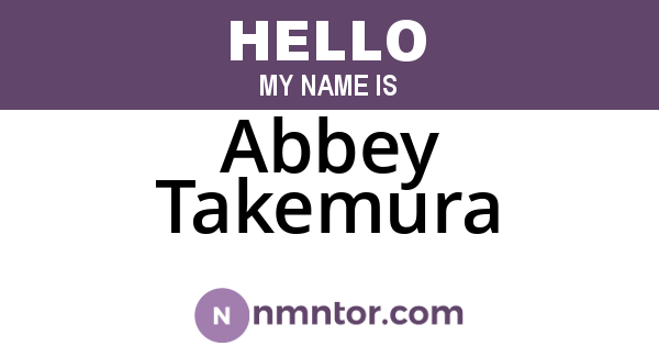 Abbey Takemura