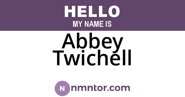 Abbey Twichell