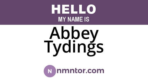 Abbey Tydings