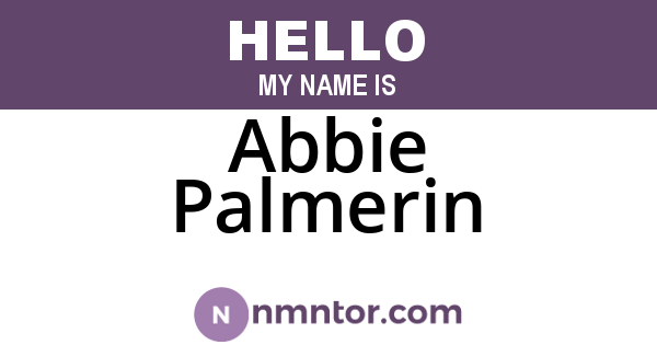 Abbie Palmerin