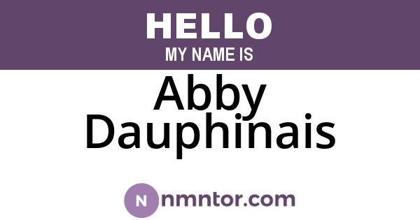 Abby Dauphinais