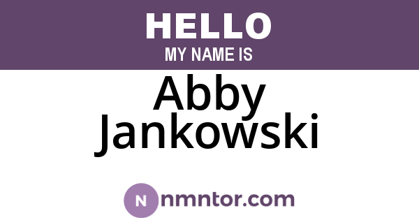 Abby Jankowski