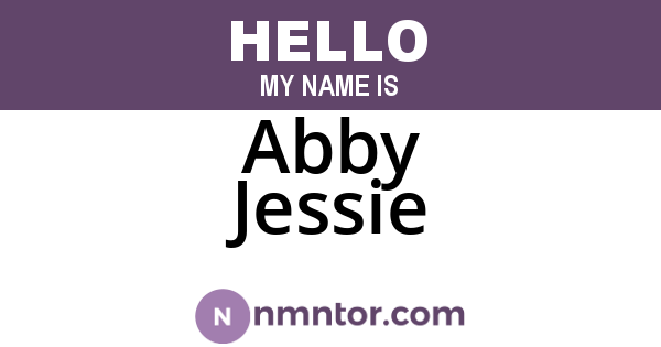 Abby Jessie