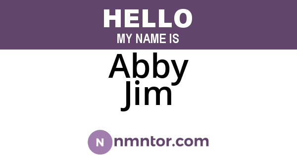 Abby Jim