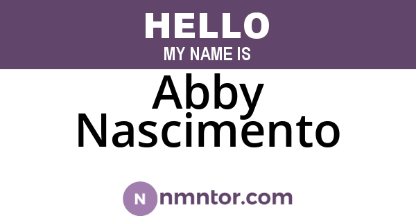 Abby Nascimento