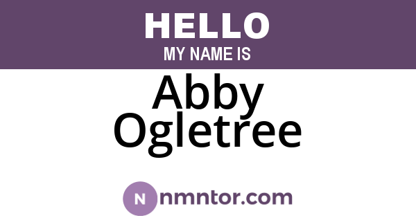 Abby Ogletree