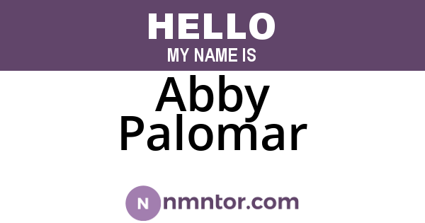 Abby Palomar