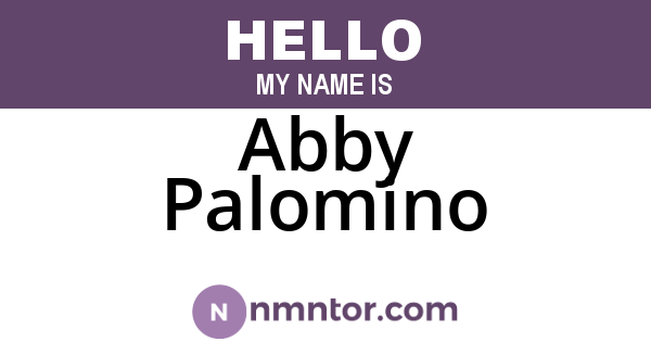 Abby Palomino