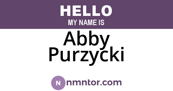 Abby Purzycki