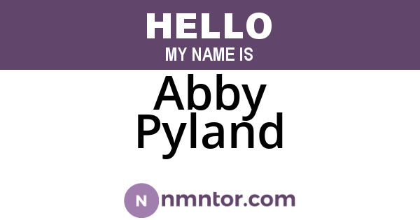 Abby Pyland