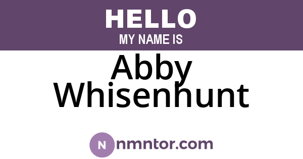 Abby Whisenhunt