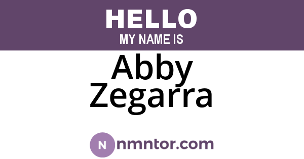 Abby Zegarra