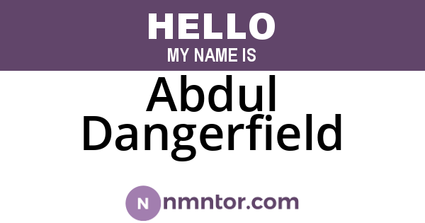 Abdul Dangerfield