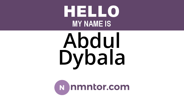 Abdul Dybala