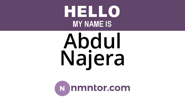 Abdul Najera