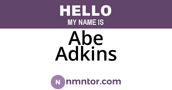 Abe Adkins
