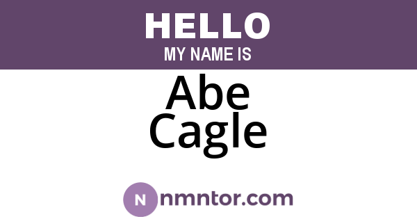 Abe Cagle