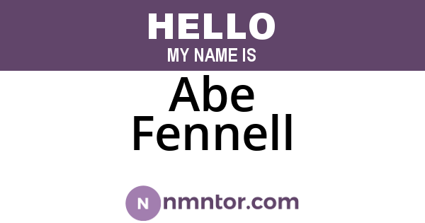 Abe Fennell