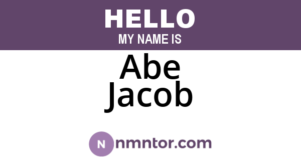 Abe Jacob