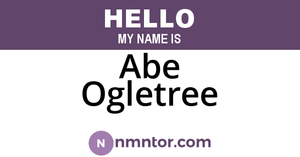 Abe Ogletree