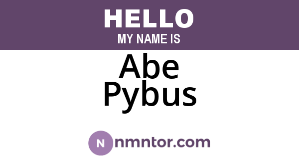 Abe Pybus