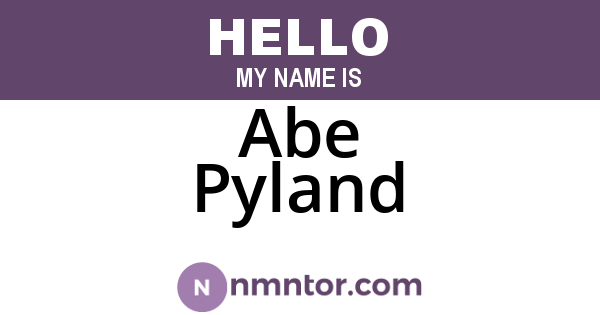 Abe Pyland