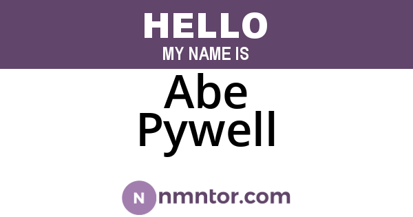Abe Pywell