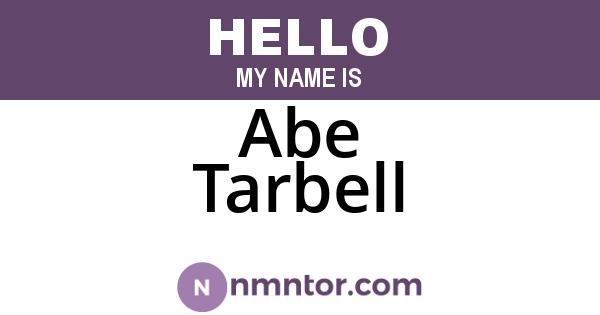 Abe Tarbell