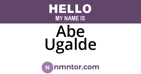 Abe Ugalde