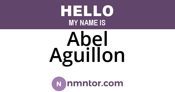 Abel Aguillon