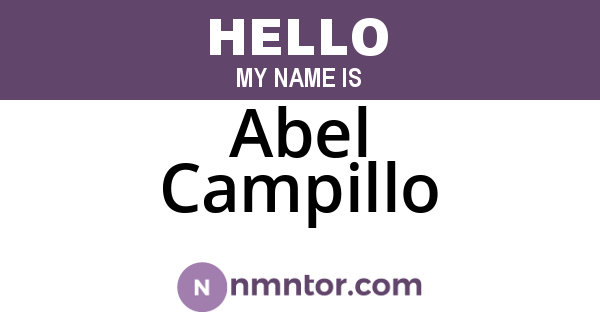 Abel Campillo