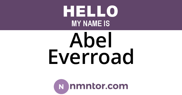 Abel Everroad