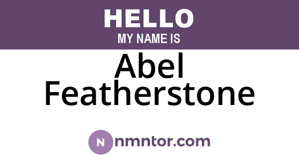 Abel Featherstone