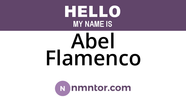 Abel Flamenco
