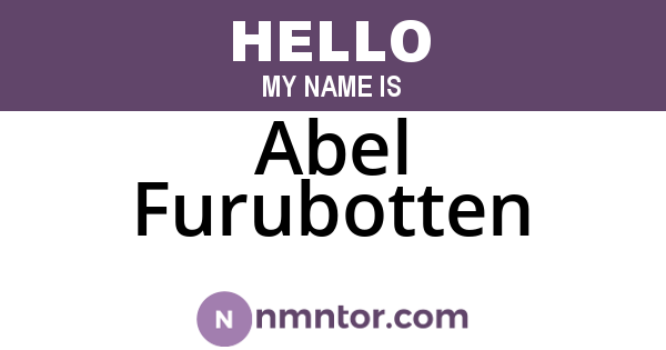 Abel Furubotten