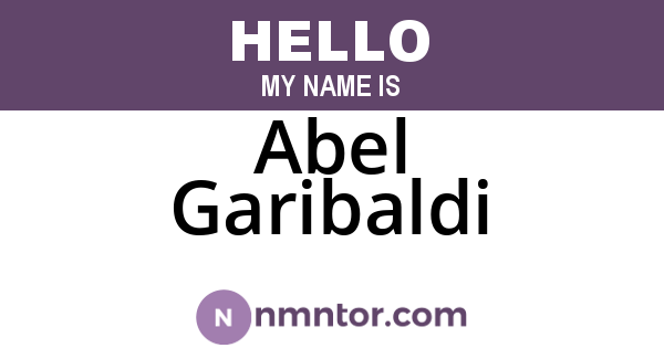 Abel Garibaldi